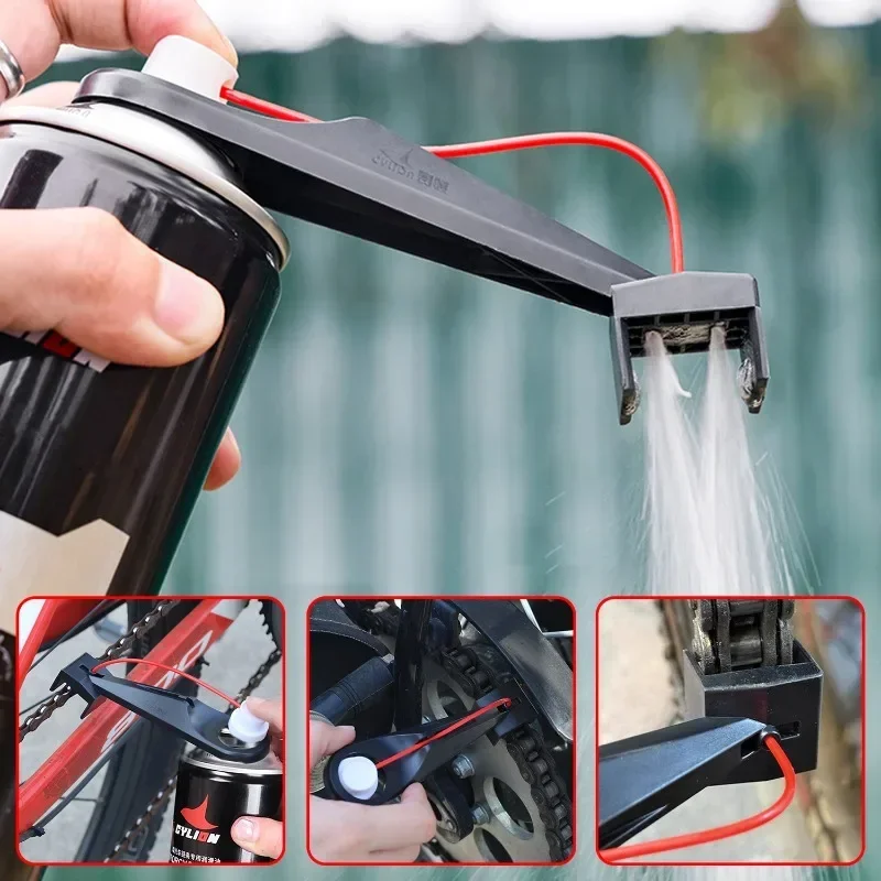 Motorcycle Gear Oil For Chain - Motorrad-Kettenöler, Kettenreinigungs- und Wartungswerkzeug, Sprühgerät für