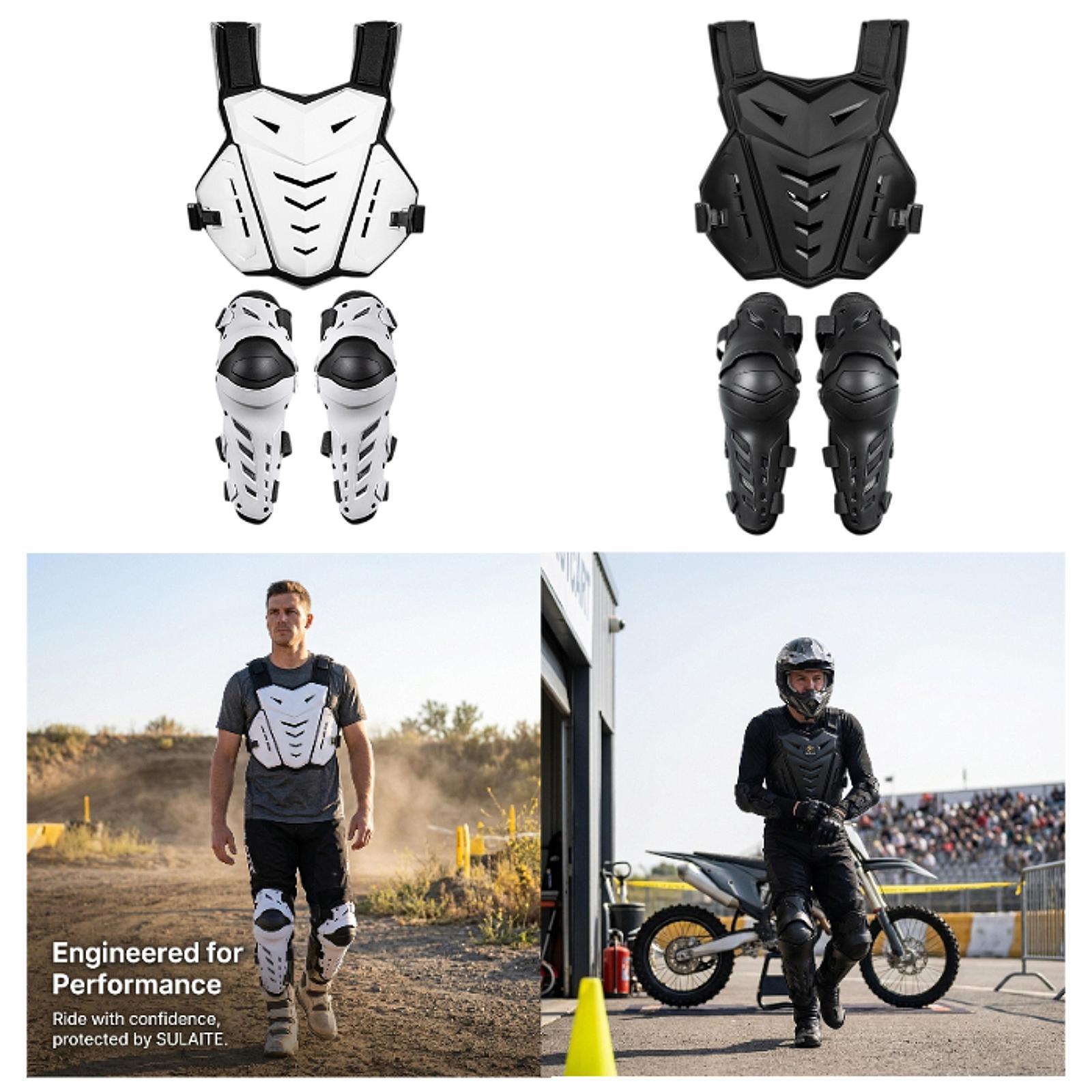 Motorcycle Gear For Woman - Ergonomischer Brustschutz Knieschoner Motorrad-Schutzjacke für Männer