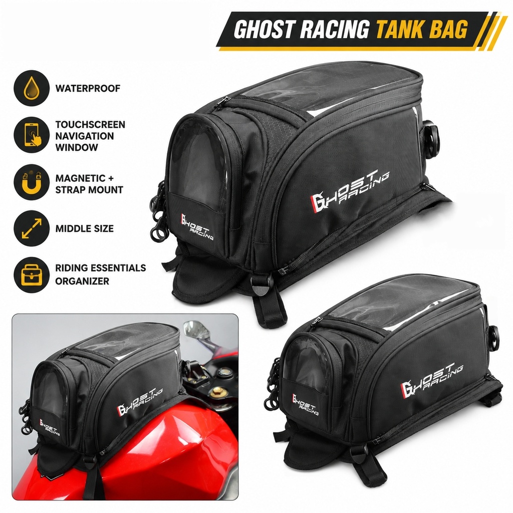 Universelle Motorrad-Tankrucks – Motorcycle Gear Companies Bewertung und Preis