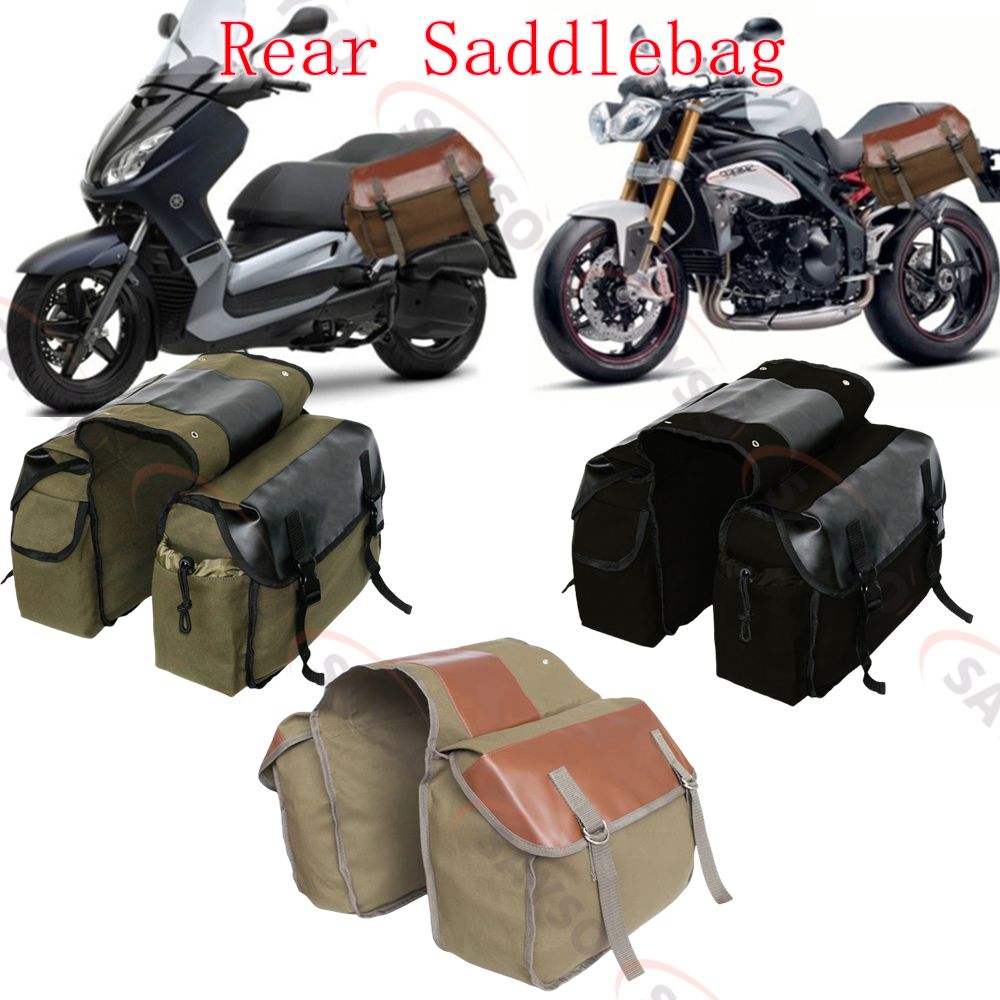 Leinwand Leder Hinten Sattelta – Motorcycle Gear Backpack Bewertung und Preis